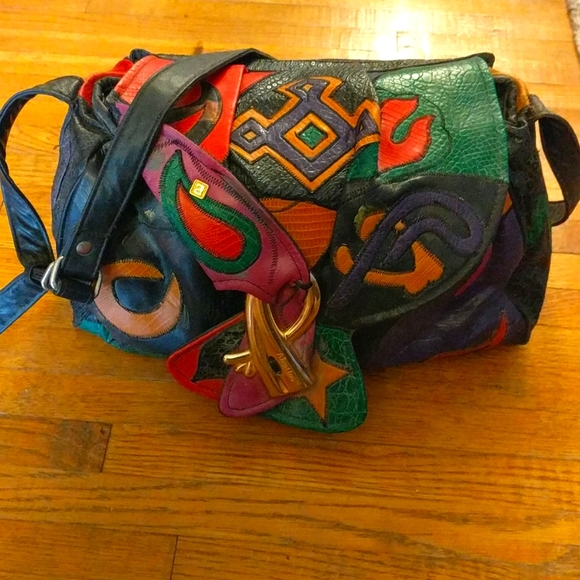 Alentino NAS Handbags - Vintage 80s large Alentino NAS